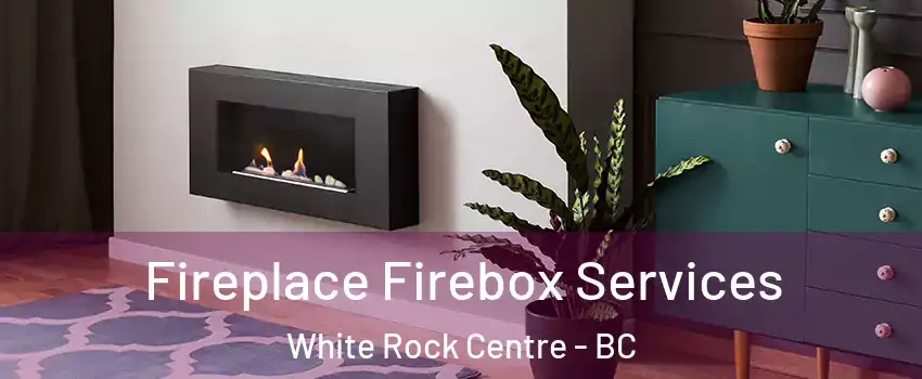  Fireplace Firebox Services White Rock Centre - BC