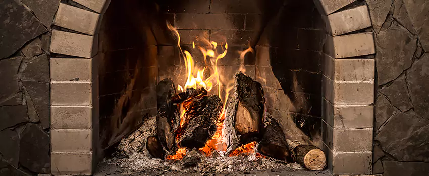 Cracked Electric Fireplace Bricks Repair Services in White Rock, BC