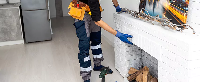 Outdoor Fireplace Restoration in White Rock, British Columbia