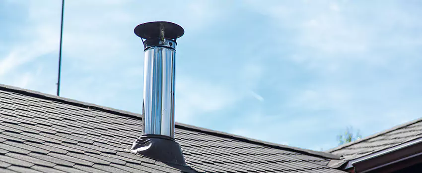 Outdoor Metal Chimney Installation in White Rock, British Columbia
