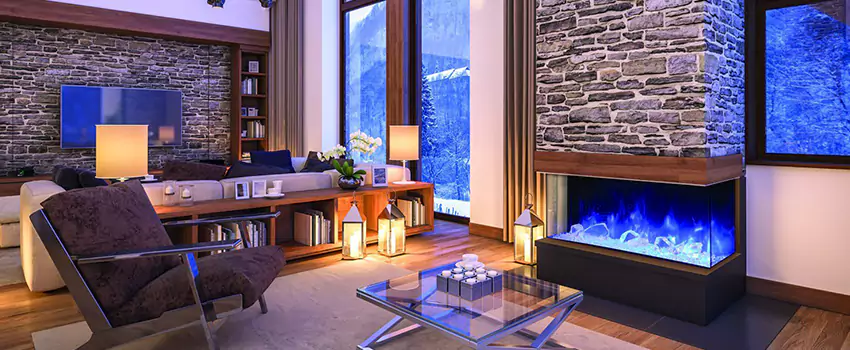 Dynamic Flame Color Fireplace Installation in White Rock, BC