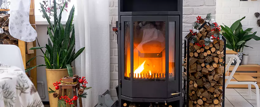 Thelin Hearth Products Direct Vent Gas Stove Fireplace Inspection in White Rock, BC