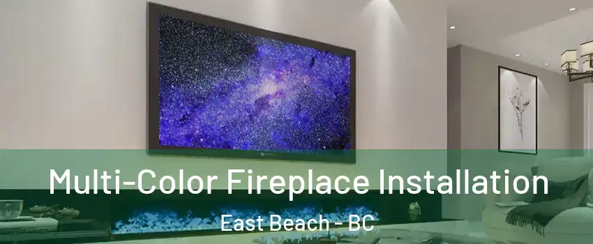  Multi-Color Fireplace Installation East Beach - BC